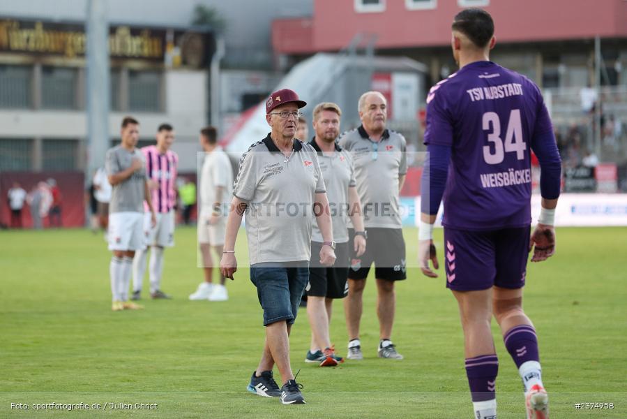 FLYERALARM Arena, Würzburg, 18.08.2023, sport, action, BFV, Fussball, Saison 2023/2024, 5. Spieltag, Regionalliga Bayern, TSV, FWK, TSV Aubstadt, FC Würzburger Kickers - Bild-ID: 2374958