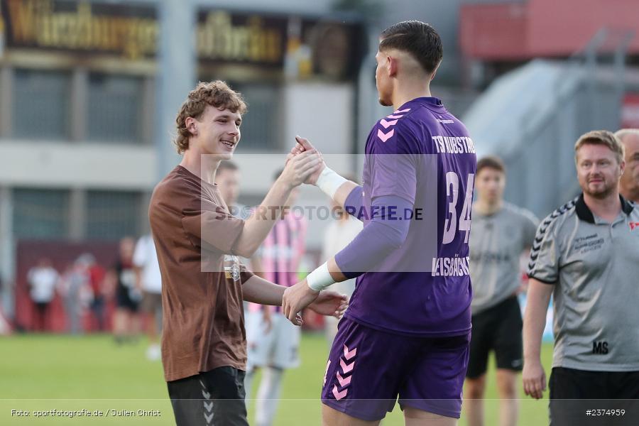 FLYERALARM Arena, Würzburg, 18.08.2023, sport, action, BFV, Fussball, Saison 2023/2024, 5. Spieltag, Regionalliga Bayern, TSV, FWK, TSV Aubstadt, FC Würzburger Kickers - Bild-ID: 2374959