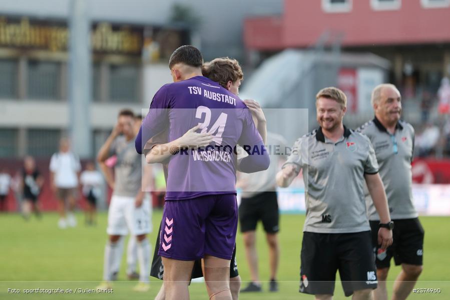 FLYERALARM Arena, Würzburg, 18.08.2023, sport, action, BFV, Fussball, Saison 2023/2024, 5. Spieltag, Regionalliga Bayern, TSV, FWK, TSV Aubstadt, FC Würzburger Kickers - Bild-ID: 2374960