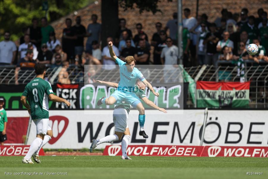 Robin Littig, sport, action, Willy-Sachs-Stadion, SpVgg Greuther Fürth II, Schweinfurt, Saison 2023/2024, SGF, Regionalliga Bayern, Fussball, FCS, BFV, 5. Spieltag, 19.08.2023, 1. FC Schweinfurt 1905 - Bild-ID: 2374967