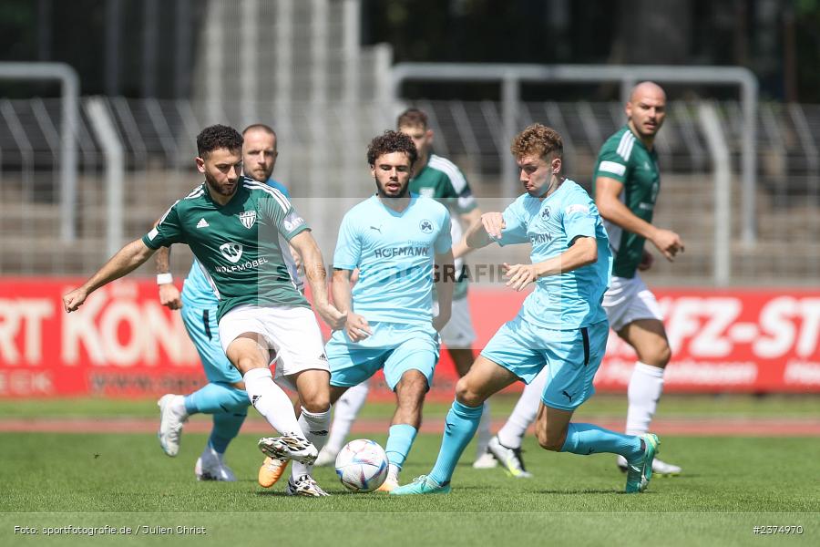 Adrian Istrefi, sport, action, Willy-Sachs-Stadion, SpVgg Greuther Fürth II, Schweinfurt, Saison 2023/2024, SGF, Regionalliga Bayern, Fussball, FCS, BFV, 5. Spieltag, 19.08.2023, 1. FC Schweinfurt 1905 - Bild-ID: 2374970
