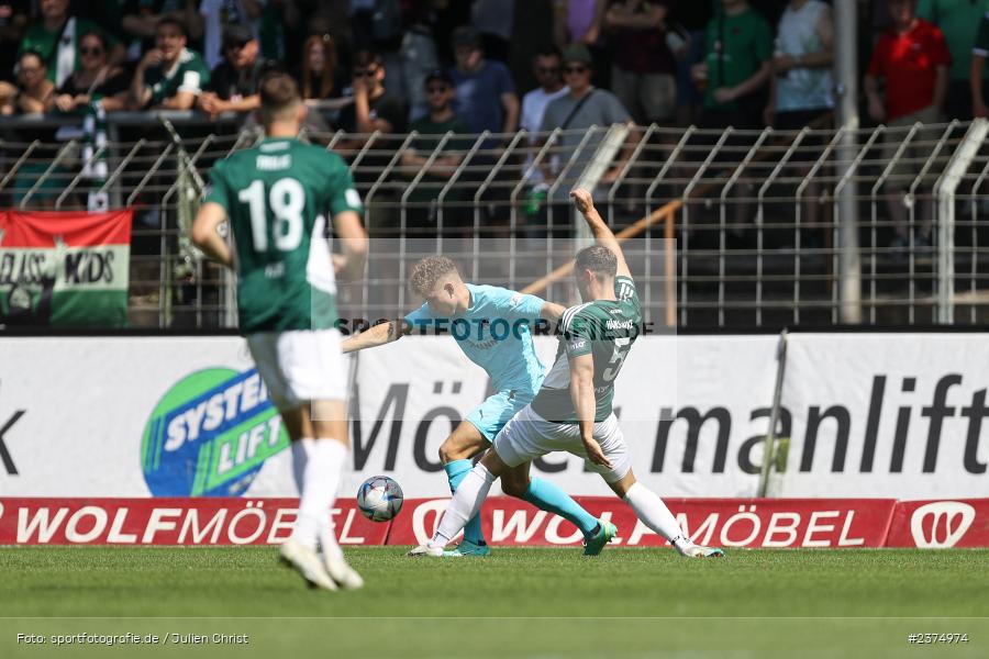 Patrick Götzelmann, sport, action, Willy-Sachs-Stadion, SpVgg Greuther Fürth II, Schweinfurt, Saison 2023/2024, SGF, Regionalliga Bayern, Fussball, FCS, BFV, 5. Spieltag, 19.08.2023, 1. FC Schweinfurt 1905 - Bild-ID: 2374974