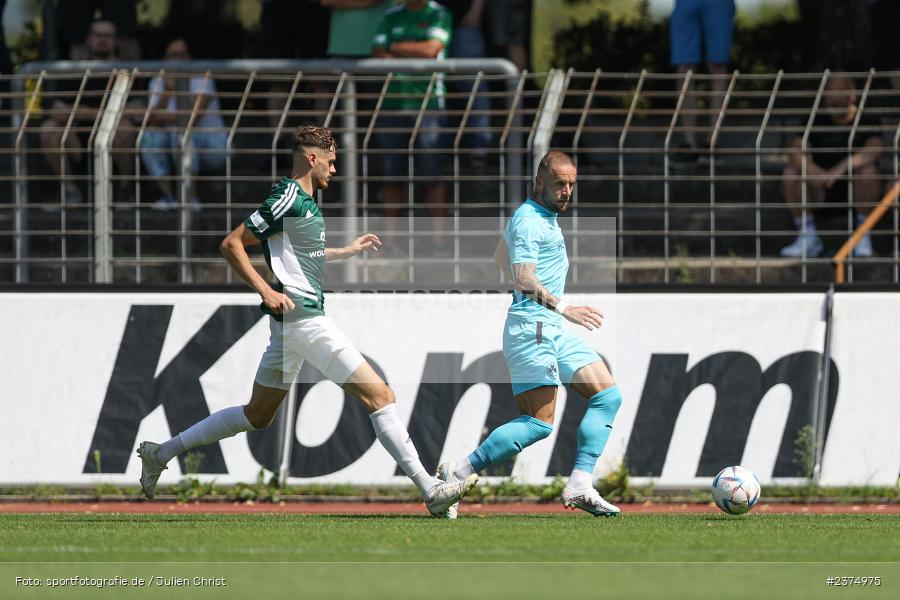 Daniel Adlung, sport, action, Willy-Sachs-Stadion, SpVgg Greuther Fürth II, Schweinfurt, Saison 2023/2024, SGF, Regionalliga Bayern, Fussball, FCS, BFV, 5. Spieltag, 19.08.2023, 1. FC Schweinfurt 1905 - Bild-ID: 2374975