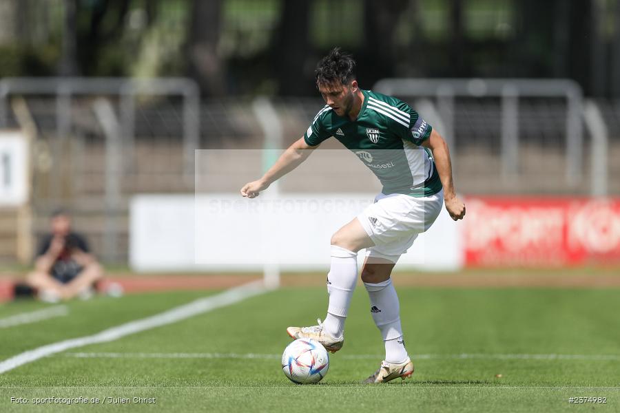 Nils Benedikt Piwernetz, sport, action, Willy-Sachs-Stadion, SpVgg Greuther Fürth II, Schweinfurt, Saison 2023/2024, SGF, Regionalliga Bayern, Fussball, FCS, BFV, 5. Spieltag, 19.08.2023, 1. FC Schweinfurt 1905 - Bild-ID: 2374982