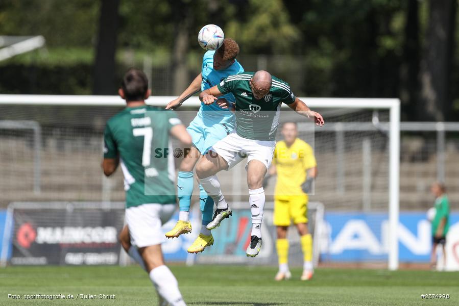 Adam Jabiri, sport, action, Willy-Sachs-Stadion, SpVgg Greuther Fürth II, Schweinfurt, Saison 2023/2024, SGF, Regionalliga Bayern, Fussball, FCS, BFV, 5. Spieltag, 19.08.2023, 1. FC Schweinfurt 1905 - Bild-ID: 2374998