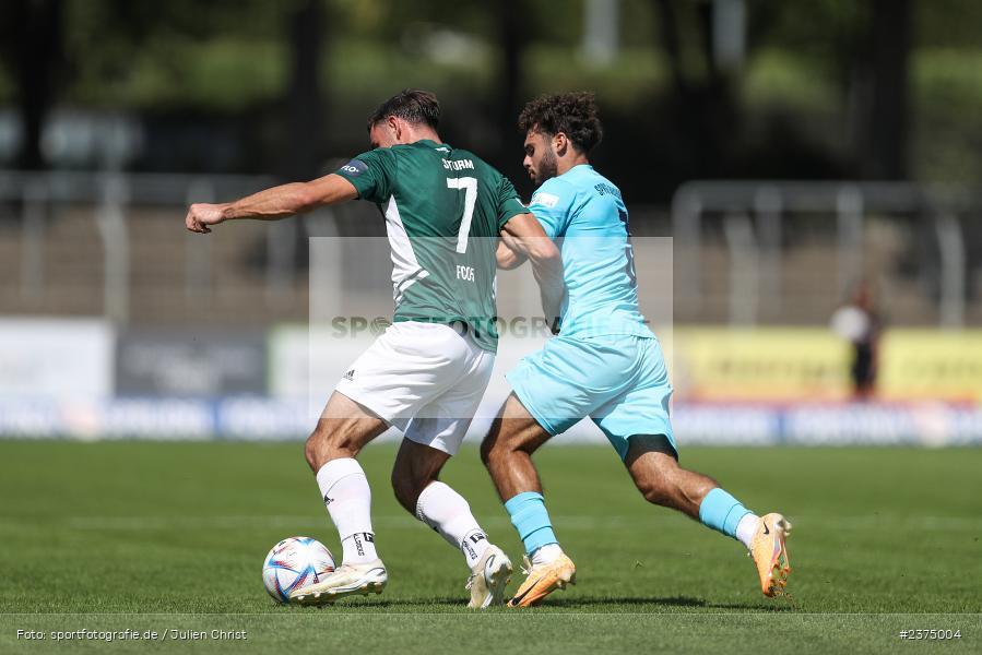 Severo Sturm, sport, action, Willy-Sachs-Stadion, SpVgg Greuther Fürth II, Schweinfurt, Saison 2023/2024, SGF, Regionalliga Bayern, Fussball, FCS, BFV, 5. Spieltag, 19.08.2023, 1. FC Schweinfurt 1905 - Bild-ID: 2375004