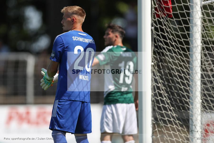 Lukas Wenzel, sport, action, Willy-Sachs-Stadion, SpVgg Greuther Fürth II, Schweinfurt, Saison 2023/2024, SGF, Regionalliga Bayern, Fussball, FCS, BFV, 5. Spieltag, 19.08.2023, 1. FC Schweinfurt 1905 - Bild-ID: 2375005