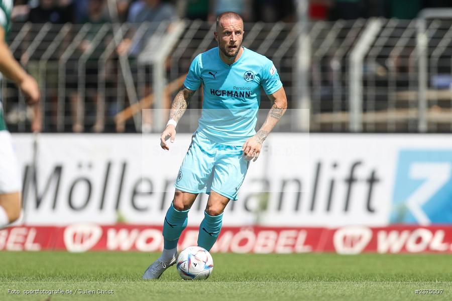 Daniel Adlung, sport, action, Willy-Sachs-Stadion, SpVgg Greuther Fürth II, Schweinfurt, Saison 2023/2024, SGF, Regionalliga Bayern, Fussball, FCS, BFV, 5. Spieltag, 19.08.2023, 1. FC Schweinfurt 1905 - Bild-ID: 2375007