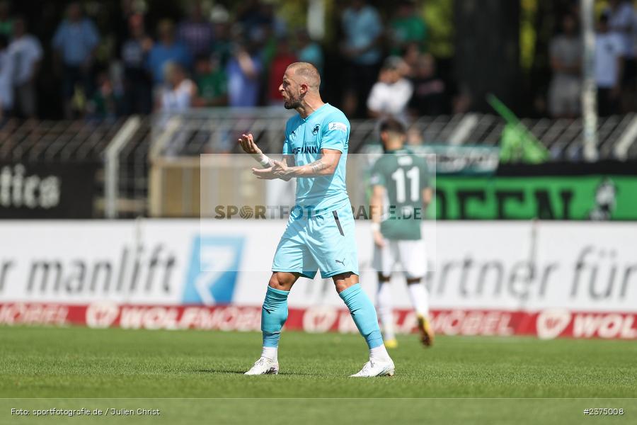 Daniel Adlung, sport, action, Willy-Sachs-Stadion, SpVgg Greuther Fürth II, Schweinfurt, Saison 2023/2024, SGF, Regionalliga Bayern, Fussball, FCS, BFV, 5. Spieltag, 19.08.2023, 1. FC Schweinfurt 1905 - Bild-ID: 2375008