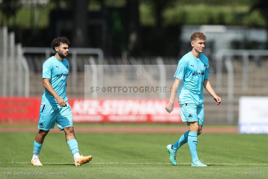 Kenan Aydin, sport, action, Willy-Sachs-Stadion, SpVgg Greuther Fürth II, Schweinfurt, Saison 2023/2024, SGF, Regionalliga Bayern, Fussball, FCS, BFV, 5. Spieltag, 19.08.2023, 1. FC Schweinfurt 1905 - Bild-ID: 2375025