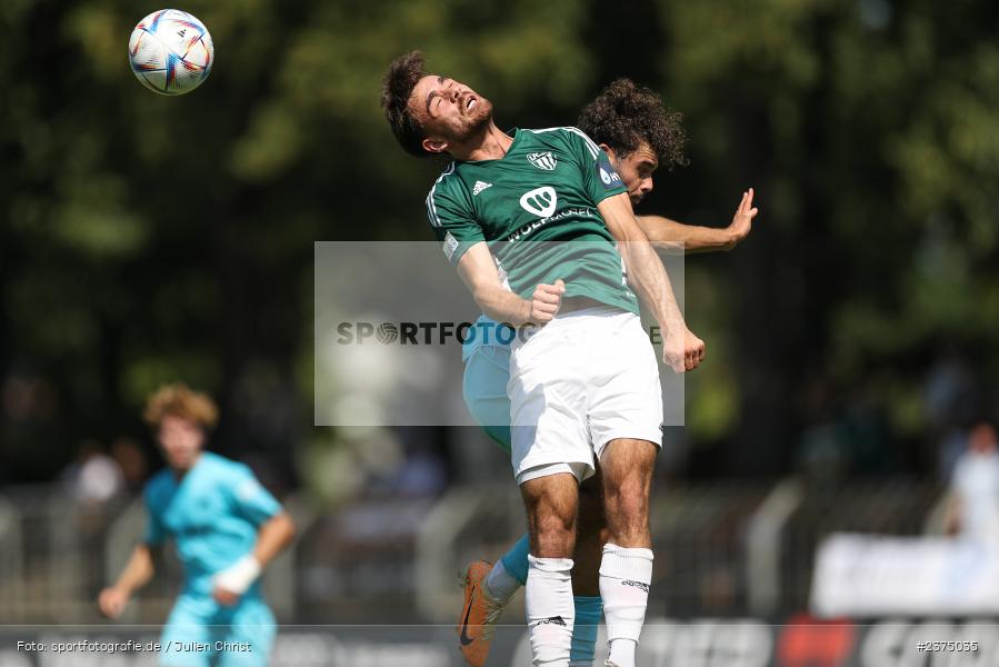 Severo Sturm, sport, action, Willy-Sachs-Stadion, SpVgg Greuther Fürth II, Schweinfurt, Saison 2023/2024, SGF, Regionalliga Bayern, Fussball, FCS, BFV, 5. Spieltag, 19.08.2023, 1. FC Schweinfurt 1905 - Bild-ID: 2375035