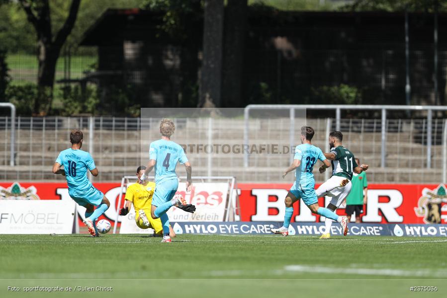 Taha Aksu, sport, action, Willy-Sachs-Stadion, SpVgg Greuther Fürth II, Schweinfurt, Saison 2023/2024, SGF, Regionalliga Bayern, Fussball, FCS, BFV, 5. Spieltag, 19.08.2023, 1. FC Schweinfurt 1905 - Bild-ID: 2375036