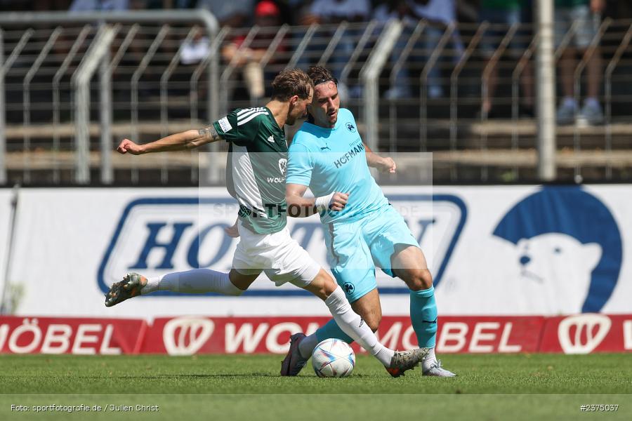 Tom Feulner, sport, action, Willy-Sachs-Stadion, SpVgg Greuther Fürth II, Schweinfurt, Saison 2023/2024, SGF, Regionalliga Bayern, Fussball, FCS, BFV, 5. Spieltag, 19.08.2023, 1. FC Schweinfurt 1905 - Bild-ID: 2375037