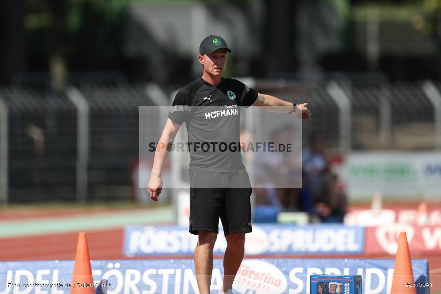 Petr Ruman, sport, action, Willy-Sachs-Stadion, SpVgg Greuther Fürth II, Schweinfurt, Saison 2023/2024, SGF, Regionalliga Bayern, Fussball, FCS, BFV, 5. Spieltag, 19.08.2023, 1. FC Schweinfurt 1905 - Bild-ID: 2375041