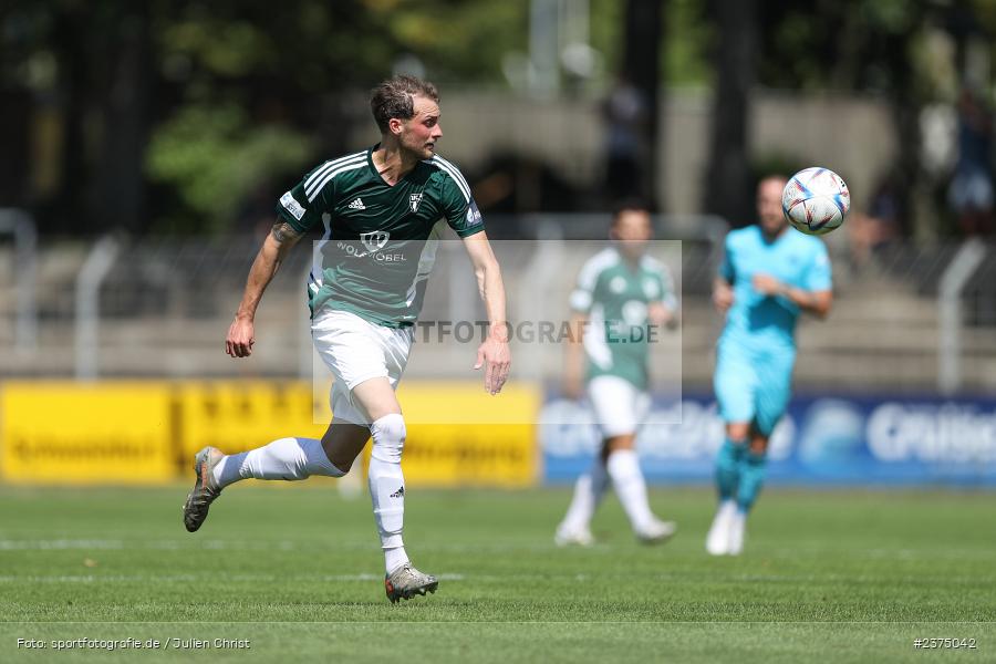 Tom Feulner, sport, action, Willy-Sachs-Stadion, SpVgg Greuther Fürth II, Schweinfurt, Saison 2023/2024, SGF, Regionalliga Bayern, Fussball, FCS, BFV, 5. Spieltag, 19.08.2023, 1. FC Schweinfurt 1905 - Bild-ID: 2375042