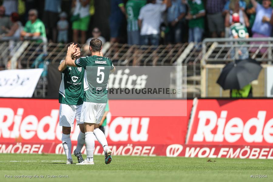 Adrian Istrefi, sport, action, Willy-Sachs-Stadion, SpVgg Greuther Fürth II, Schweinfurt, Saison 2023/2024, SGF, Regionalliga Bayern, Fussball, FCS, BFV, 5. Spieltag, 19.08.2023, 1. FC Schweinfurt 1905 - Bild-ID: 2375054
