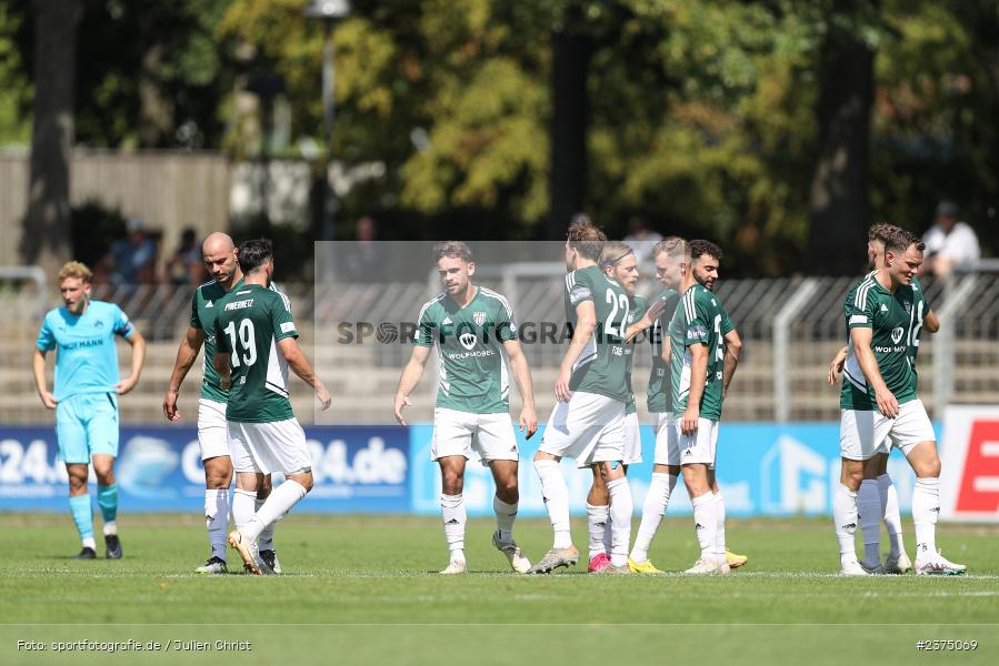 Team, Torjubel, Severo Sturm, sport, action, Willy-Sachs-Stadion, SpVgg Greuther Fürth II, Schweinfurt, Saison 2023/2024, SGF, Regionalliga Bayern, Fussball, FCS, BFV, 5. Spieltag, 19.08.2023, 1. FC Schweinfurt 1905 - Bild-ID: 2375069