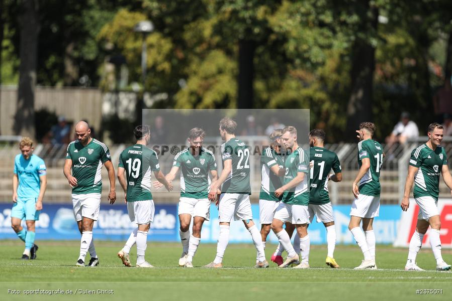 Team, Torjubel, Severo Sturm, sport, action, Willy-Sachs-Stadion, SpVgg Greuther Fürth II, Schweinfurt, Saison 2023/2024, SGF, Regionalliga Bayern, Fussball, FCS, BFV, 5. Spieltag, 19.08.2023, 1. FC Schweinfurt 1905 - Bild-ID: 2375071