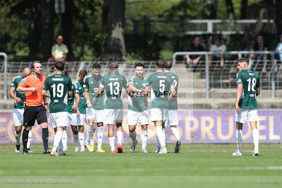 Team, Fabio Bozesan, sport, action, Willy-Sachs-Stadion, SpVgg Greuther Fürth II, Schweinfurt, Saison 2023/2024, SGF, Regionalliga Bayern, Fussball, FCS, BFV, 5. Spieltag, 19.08.2023, 1. FC Schweinfurt 1905 - Bild-ID: 2375082