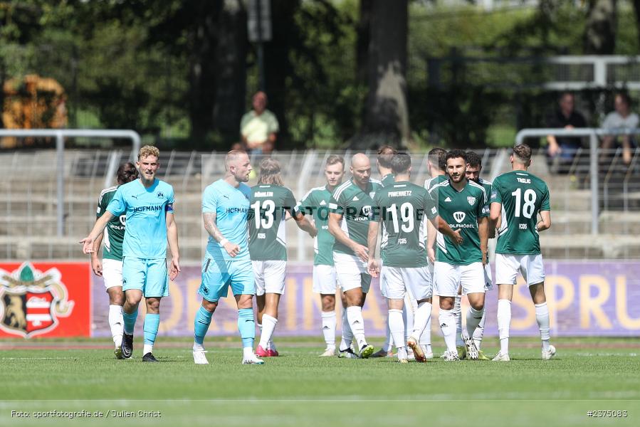 Team, Fabio Bozesan, sport, action, Willy-Sachs-Stadion, SpVgg Greuther Fürth II, Schweinfurt, Saison 2023/2024, SGF, Regionalliga Bayern, Fussball, FCS, BFV, 5. Spieltag, 19.08.2023, 1. FC Schweinfurt 1905 - Bild-ID: 2375083