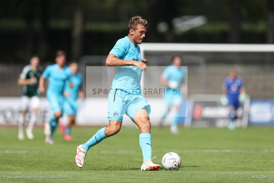 Ben Schlicke, sport, action, Willy-Sachs-Stadion, SpVgg Greuther Fürth II, Schweinfurt, Saison 2023/2024, SGF, Regionalliga Bayern, Fussball, FCS, BFV, 5. Spieltag, 19.08.2023, 1. FC Schweinfurt 1905 - Bild-ID: 2375091