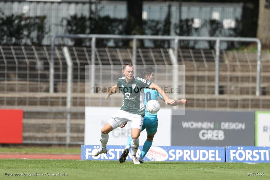 Marc Hänschke, sport, action, Willy-Sachs-Stadion, SpVgg Greuther Fürth II, Schweinfurt, Saison 2023/2024, SGF, Regionalliga Bayern, Fussball, FCS, BFV, 5. Spieltag, 19.08.2023, 1. FC Schweinfurt 1905 - Bild-ID: 2375092
