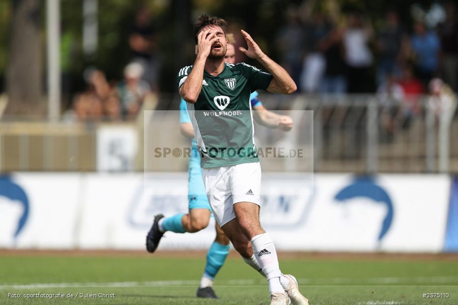 Severo Sturm, sport, action, Willy-Sachs-Stadion, SpVgg Greuther Fürth II, Schweinfurt, Saison 2023/2024, SGF, Regionalliga Bayern, Fussball, FCS, BFV, 5. Spieltag, 19.08.2023, 1. FC Schweinfurt 1905 - Bild-ID: 2375110