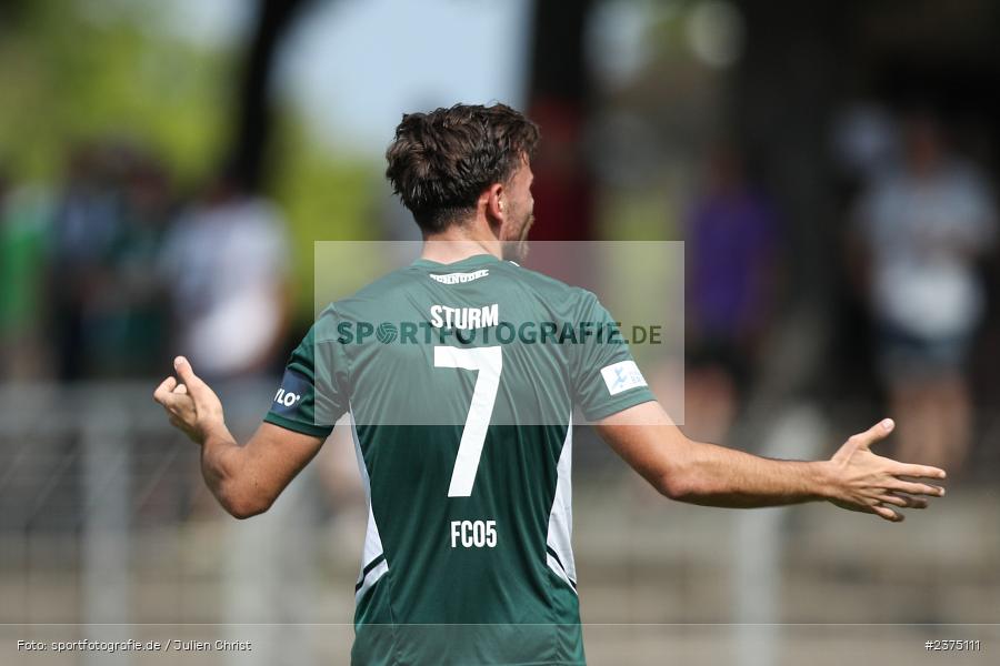 Severo Sturm, sport, action, Willy-Sachs-Stadion, SpVgg Greuther Fürth II, Schweinfurt, Saison 2023/2024, SGF, Regionalliga Bayern, Fussball, FCS, BFV, 5. Spieltag, 19.08.2023, 1. FC Schweinfurt 1905 - Bild-ID: 2375111