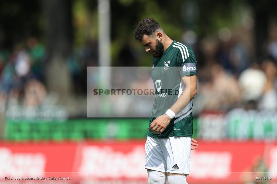 Taha Aksu, sport, action, Willy-Sachs-Stadion, SpVgg Greuther Fürth II, Schweinfurt, Saison 2023/2024, SGF, Regionalliga Bayern, Fussball, FCS, BFV, 5. Spieltag, 19.08.2023, 1. FC Schweinfurt 1905 - Bild-ID: 2375116