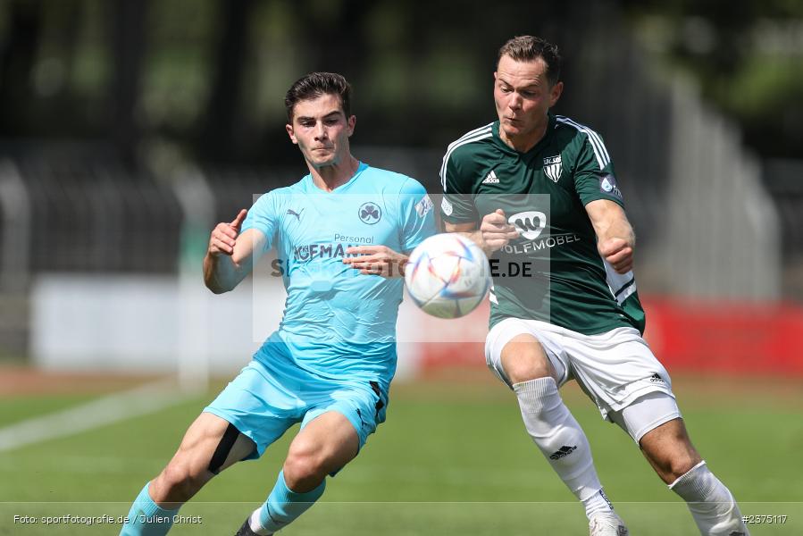 Marc Hänschke, sport, action, Willy-Sachs-Stadion, SpVgg Greuther Fürth II, Schweinfurt, Saison 2023/2024, SGF, Regionalliga Bayern, Fussball, FCS, BFV, 5. Spieltag, 19.08.2023, 1. FC Schweinfurt 1905 - Bild-ID: 2375117