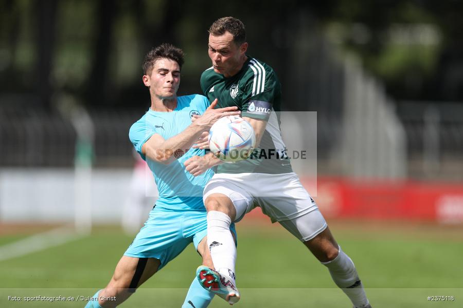 Marc Hänschke, sport, action, Willy-Sachs-Stadion, SpVgg Greuther Fürth II, Schweinfurt, Saison 2023/2024, SGF, Regionalliga Bayern, Fussball, FCS, BFV, 5. Spieltag, 19.08.2023, 1. FC Schweinfurt 1905 - Bild-ID: 2375118