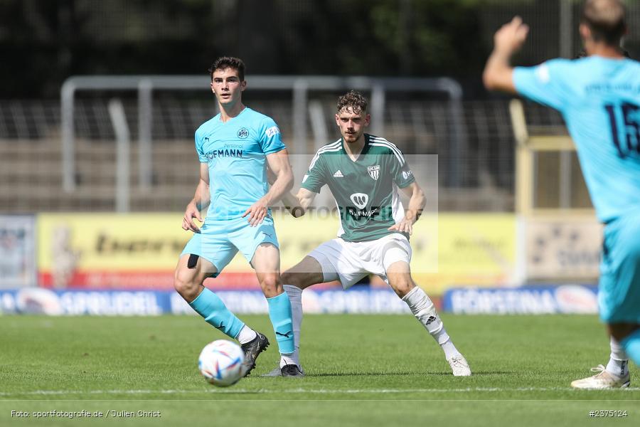 Luca Trslic, sport, action, Willy-Sachs-Stadion, SpVgg Greuther Fürth II, Schweinfurt, Saison 2023/2024, SGF, Regionalliga Bayern, Fussball, FCS, BFV, 5. Spieltag, 19.08.2023, 1. FC Schweinfurt 1905 - Bild-ID: 2375124