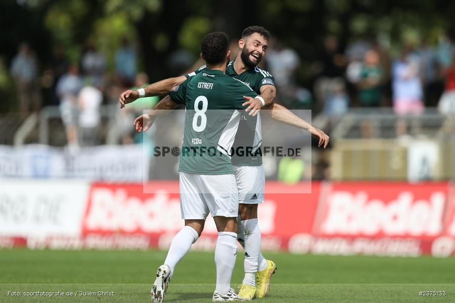 Taha Aksu, sport, action, Willy-Sachs-Stadion, SpVgg Greuther Fürth II, Schweinfurt, Saison 2023/2024, SGF, Regionalliga Bayern, Fussball, FCS, BFV, 5. Spieltag, 19.08.2023, 1. FC Schweinfurt 1905 - Bild-ID: 2375133