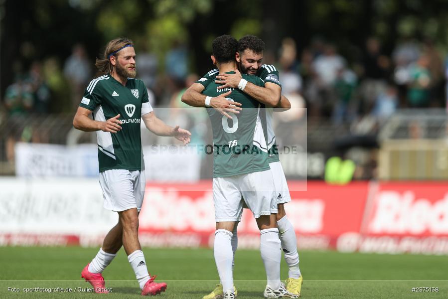 Taha Aksu, sport, action, Willy-Sachs-Stadion, SpVgg Greuther Fürth II, Schweinfurt, Saison 2023/2024, SGF, Regionalliga Bayern, Fussball, FCS, BFV, 5. Spieltag, 19.08.2023, 1. FC Schweinfurt 1905 - Bild-ID: 2375138