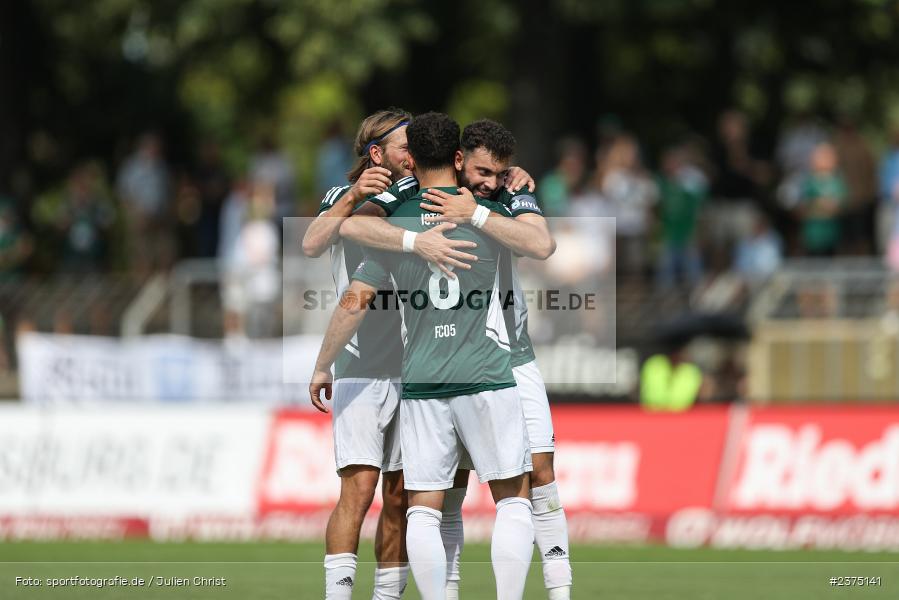 Taha Aksu, sport, action, Willy-Sachs-Stadion, SpVgg Greuther Fürth II, Schweinfurt, Saison 2023/2024, SGF, Regionalliga Bayern, Fussball, FCS, BFV, 5. Spieltag, 19.08.2023, 1. FC Schweinfurt 1905 - Bild-ID: 2375141
