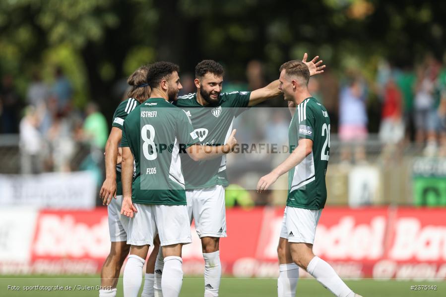 Taha Aksu, sport, action, Willy-Sachs-Stadion, SpVgg Greuther Fürth II, Schweinfurt, Saison 2023/2024, SGF, Regionalliga Bayern, Fussball, FCS, BFV, 5. Spieltag, 19.08.2023, 1. FC Schweinfurt 1905 - Bild-ID: 2375142