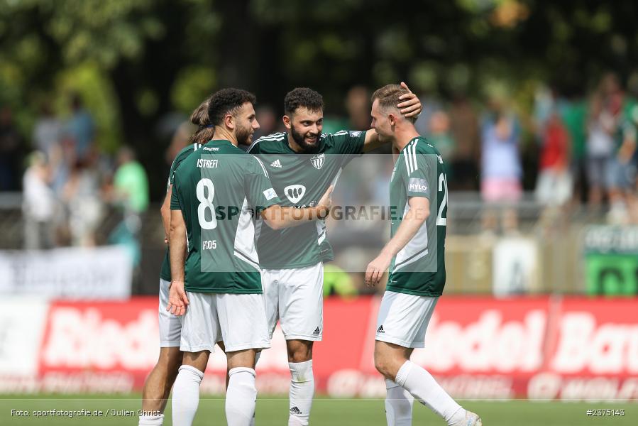Taha Aksu, sport, action, Willy-Sachs-Stadion, SpVgg Greuther Fürth II, Schweinfurt, Saison 2023/2024, SGF, Regionalliga Bayern, Fussball, FCS, BFV, 5. Spieltag, 19.08.2023, 1. FC Schweinfurt 1905 - Bild-ID: 2375143