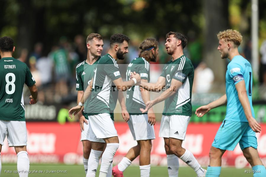 Taha Aksu, sport, action, Willy-Sachs-Stadion, SpVgg Greuther Fürth II, Schweinfurt, Saison 2023/2024, SGF, Regionalliga Bayern, Fussball, FCS, BFV, 5. Spieltag, 19.08.2023, 1. FC Schweinfurt 1905 - Bild-ID: 2375144
