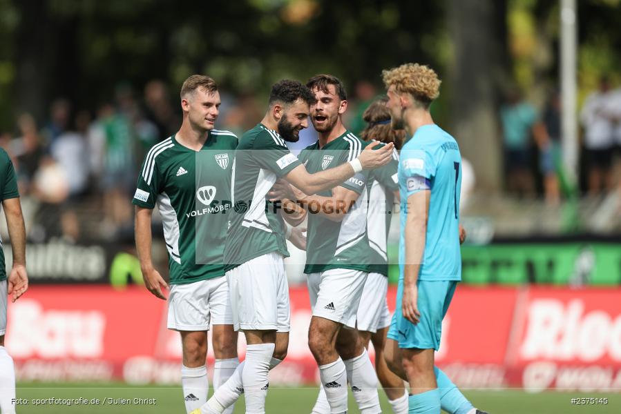 Taha Aksu, sport, action, Willy-Sachs-Stadion, SpVgg Greuther Fürth II, Schweinfurt, Saison 2023/2024, SGF, Regionalliga Bayern, Fussball, FCS, BFV, 5. Spieltag, 19.08.2023, 1. FC Schweinfurt 1905 - Bild-ID: 2375145