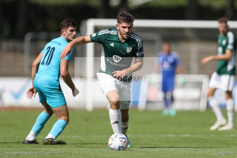 Niklas Henninger, sport, action, Willy-Sachs-Stadion, SpVgg Greuther Fürth II, Schweinfurt, Saison 2023/2024, SGF, Regionalliga Bayern, Fussball, FCS, BFV, 5. Spieltag, 19.08.2023, 1. FC Schweinfurt 1905 - Bild-ID: 2375151