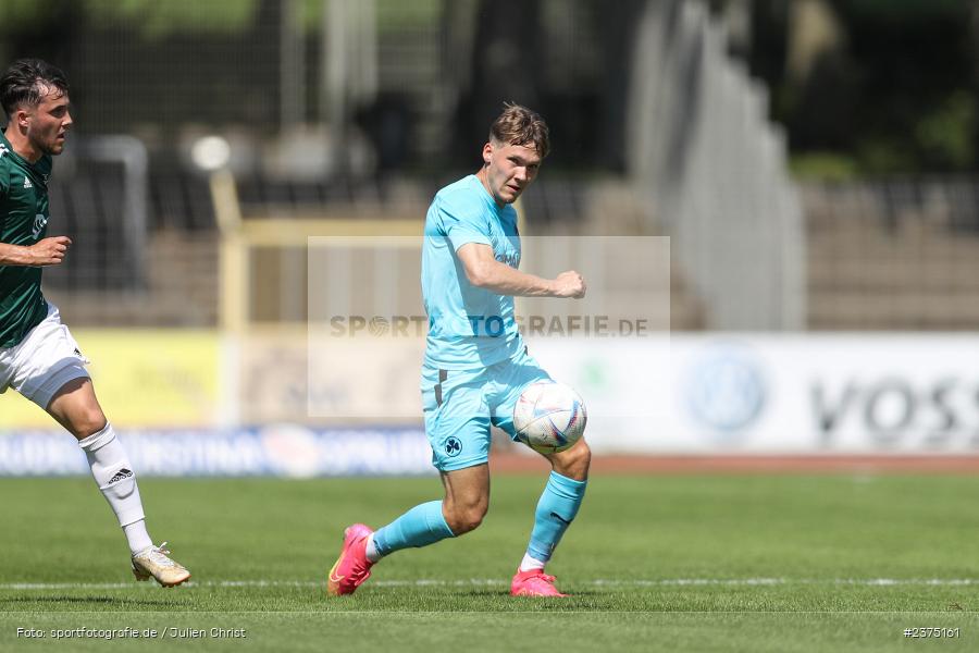 Sebastian Müller, sport, action, Willy-Sachs-Stadion, SpVgg Greuther Fürth II, Schweinfurt, Saison 2023/2024, SGF, Regionalliga Bayern, Fussball, FCS, BFV, 5. Spieltag, 19.08.2023, 1. FC Schweinfurt 1905 - Bild-ID: 2375161