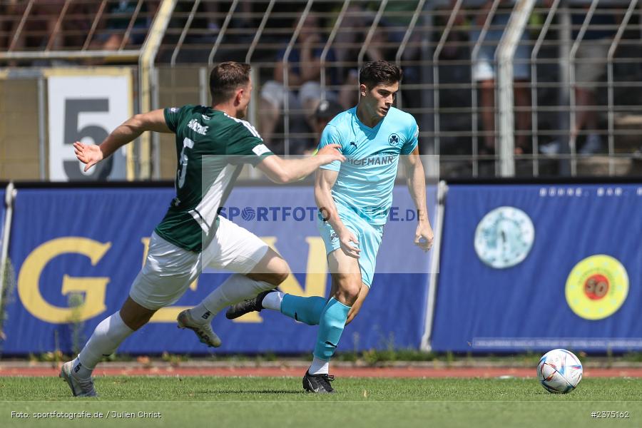 Aiden Mostofi, sport, action, Willy-Sachs-Stadion, SpVgg Greuther Fürth II, Schweinfurt, Saison 2023/2024, SGF, Regionalliga Bayern, Fussball, FCS, BFV, 5. Spieltag, 19.08.2023, 1. FC Schweinfurt 1905 - Bild-ID: 2375162