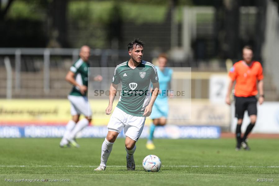 Nils Benedikt Piwernetz, sport, action, Willy-Sachs-Stadion, SpVgg Greuther Fürth II, Schweinfurt, Saison 2023/2024, SGF, Regionalliga Bayern, Fussball, FCS, BFV, 5. Spieltag, 19.08.2023, 1. FC Schweinfurt 1905 - Bild-ID: 2375165