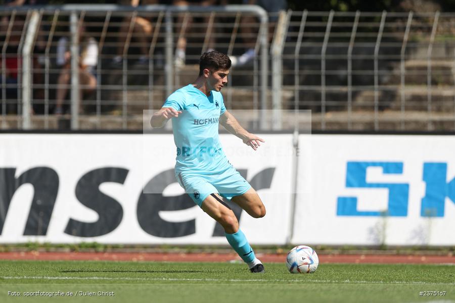 Aiden Mostofi, sport, action, Willy-Sachs-Stadion, SpVgg Greuther Fürth II, Schweinfurt, Saison 2023/2024, SGF, Regionalliga Bayern, Fussball, FCS, BFV, 5. Spieltag, 19.08.2023, 1. FC Schweinfurt 1905 - Bild-ID: 2375167