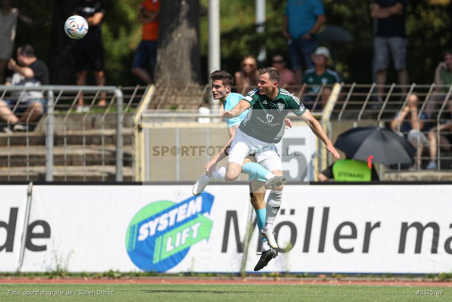 Aiden Mostofi, sport, action, Willy-Sachs-Stadion, SpVgg Greuther Fürth II, Schweinfurt, Saison 2023/2024, SGF, Regionalliga Bayern, Fussball, FCS, BFV, 5. Spieltag, 19.08.2023, 1. FC Schweinfurt 1905 - Bild-ID: 2375169