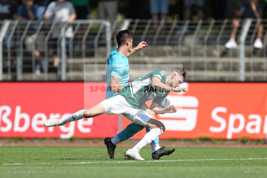 Luca Trslic, sport, action, Willy-Sachs-Stadion, SpVgg Greuther Fürth II, Schweinfurt, Saison 2023/2024, SGF, Regionalliga Bayern, Fussball, FCS, BFV, 5. Spieltag, 19.08.2023, 1. FC Schweinfurt 1905 - Bild-ID: 2375183