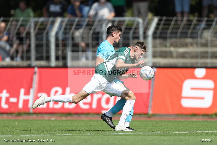 Luca Trslic, sport, action, Willy-Sachs-Stadion, SpVgg Greuther Fürth II, Schweinfurt, Saison 2023/2024, SGF, Regionalliga Bayern, Fussball, FCS, BFV, 5. Spieltag, 19.08.2023, 1. FC Schweinfurt 1905 - Bild-ID: 2375184