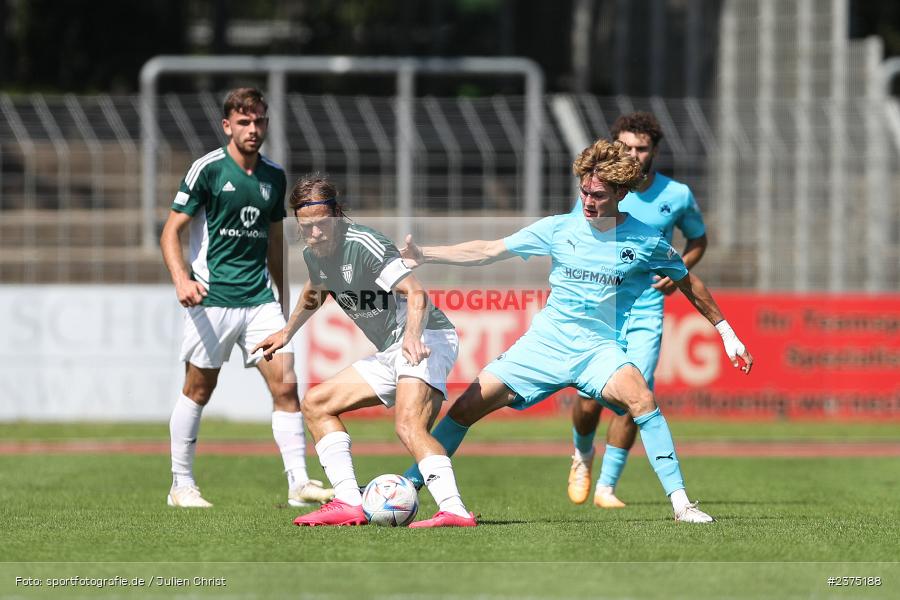 Kristian Böhnlein, sport, action, Willy-Sachs-Stadion, SpVgg Greuther Fürth II, Schweinfurt, Saison 2023/2024, SGF, Regionalliga Bayern, Fussball, FCS, BFV, 5. Spieltag, 19.08.2023, 1. FC Schweinfurt 1905 - Bild-ID: 2375188