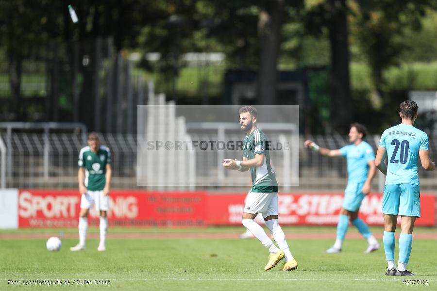 Taha Aksu, sport, action, Willy-Sachs-Stadion, SpVgg Greuther Fürth II, Schweinfurt, Saison 2023/2024, SGF, Regionalliga Bayern, Fussball, FCS, BFV, 5. Spieltag, 19.08.2023, 1. FC Schweinfurt 1905 - Bild-ID: 2375192