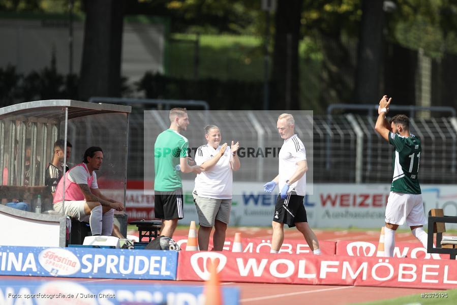 Taha Aksu, sport, action, Willy-Sachs-Stadion, SpVgg Greuther Fürth II, Schweinfurt, Saison 2023/2024, SGF, Regionalliga Bayern, Fussball, FCS, BFV, 5. Spieltag, 19.08.2023, 1. FC Schweinfurt 1905 - Bild-ID: 2375195